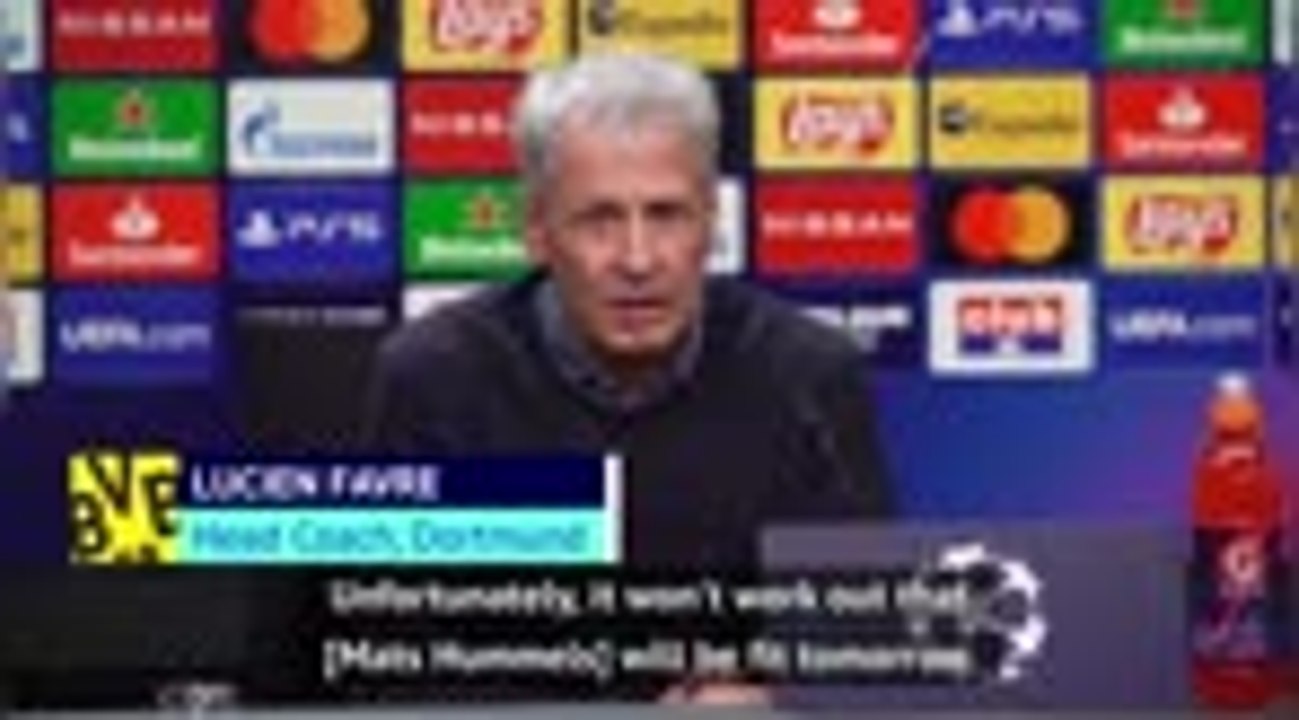 Hummels out but Haaland could play for Dortmund - Favre