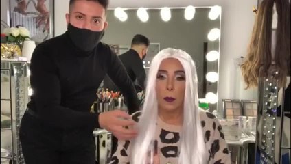 Gelena Solano y su transformación de Lady Gaga en Halloween