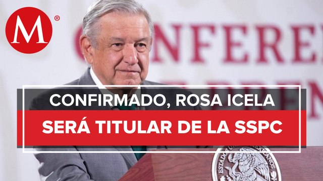 Rosa Icela Rodríguez aceptó ser secretaria de Seguridad: AMLO