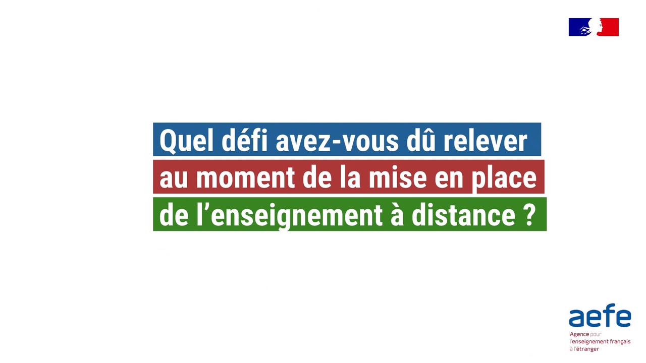 Relever les défis de l'enseignement à distance : témoignages