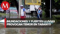 Damnificados por huracán 'ETA' piden apoyo en Tabasco
