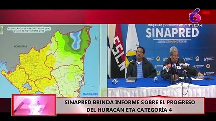 30 mil evacuados reporta SINAPRED por impacto de huracán Eta