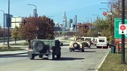 - ABD'de olası gösterilere karşı sokaklarda Ulusal Muhafız birlikleri konuşlandırıldı