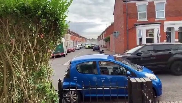 William Parker is brought to a halt in Cedar Road following a high speed police chase across Northampton