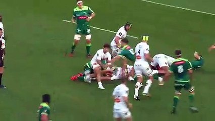 La magnifique chistera sur un pas de Jules Plisson face à Pau