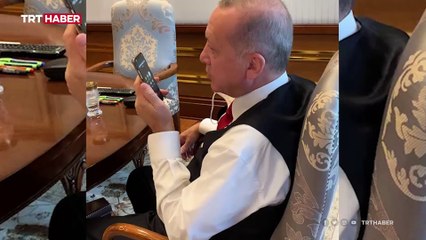 Cumhurbaşkanı Erdoğan, minik Ayda'nın babasıyla telefonda görüştü
