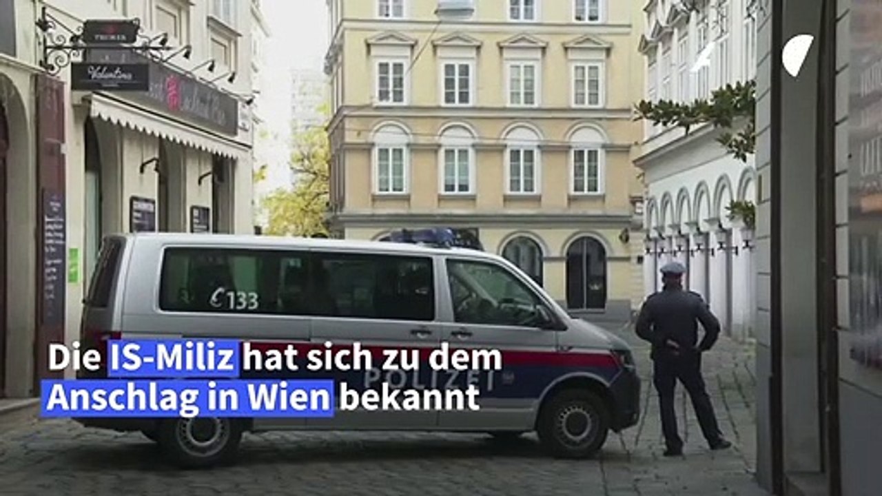 IS-Miliz reklamiert Anschlag in Wien für sich