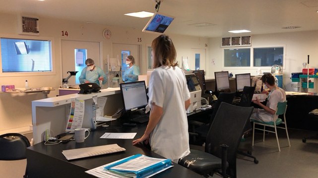 COVID-19: dans le service de réanimation de l’hôpital du Scorff à Lorient