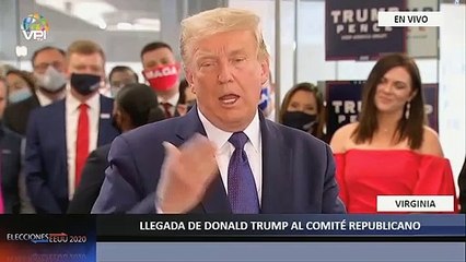 Trump indicó que los resultados deben conocerse este 3 noviembre