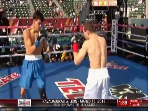 Egidijus Kavaliauskas vs Eridanni Leon (16-03-2013) Full Fight