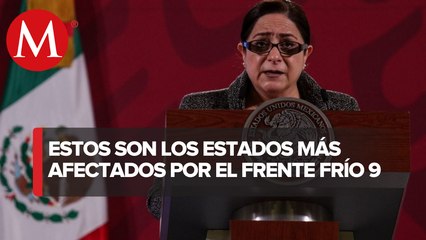 ¿Qué estados serán afectados por lluvias del nuevo frente frío?