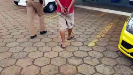 Motorista envolvido em acidente no Centro é preso pela Polícia Militar