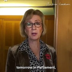 Andrea Leadsom talks about England's second coronavirus lockdown
