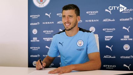 Manchester City new £65 million signing Ruben Dias on his move from Benfica