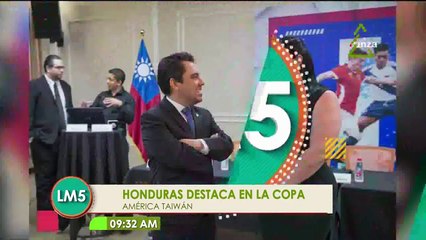 Honduras destaca en la copa América Taiwán