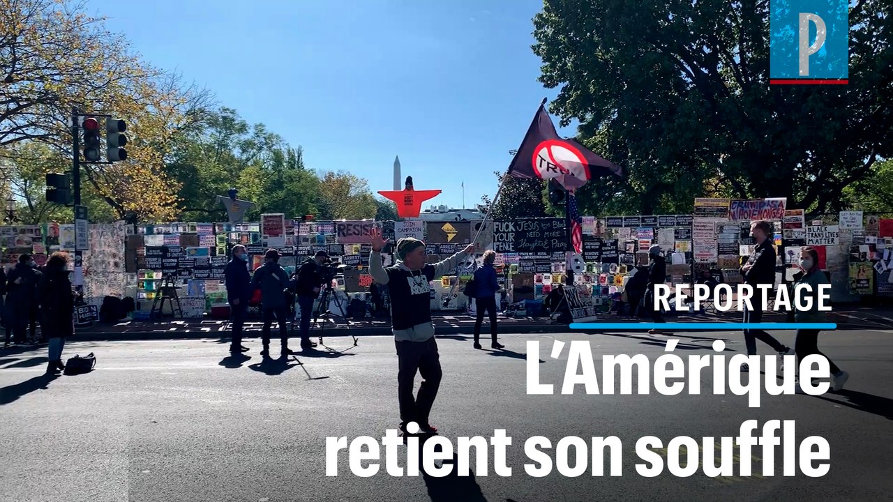 Présidentielle américaine : à Washington, les anti-Trump remplissent les urnes
