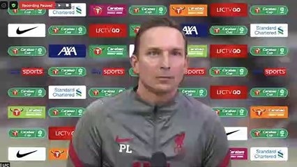 Pep Lindjers previews Liverpool's Carabao Cup game vs Arsenal