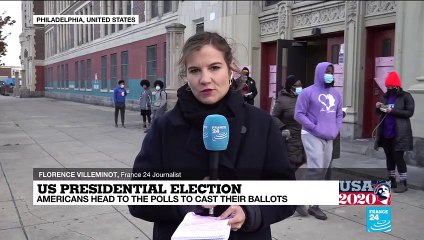 US Election Day: Philadelphians head to the polls to cast their ballots