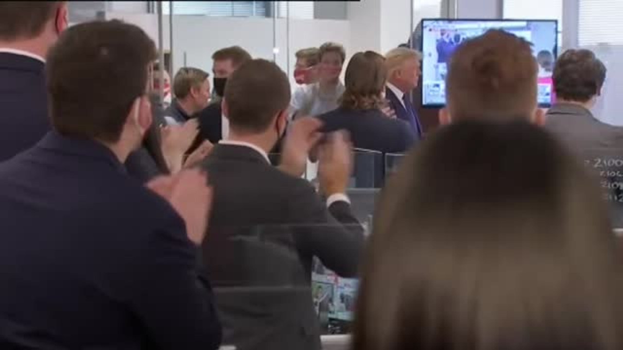 Largas colas para elegir al presidente de los Estados Unidos