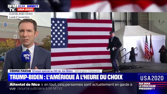 Joe Biden prononcera son discours de victoire ou de défaite à son QG de Wilmington, dans le Delaware