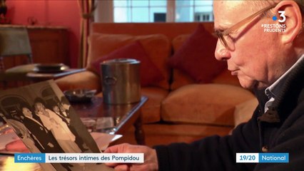 Œuvres d'art contemporain, créations de couturiers : des objets et souvenirs du couple Pompidou ont été vendus aux enchères