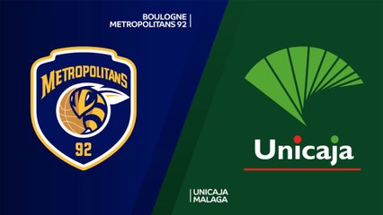 Boulogne Metropolitans 92 - Unicaja Malaga Highlights | 7DAYS EuroCup, RS Round 6