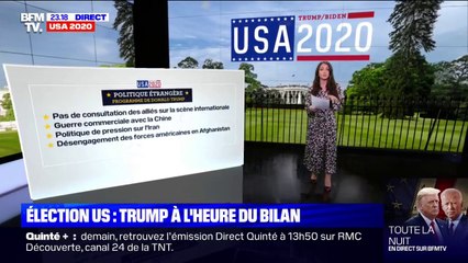 Politique étrangère: les programmes de Donald Trump et Joe Biden