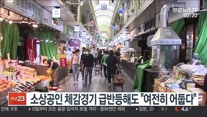 소상공인 체감경기 급반등해도 "여전히 어둡다"