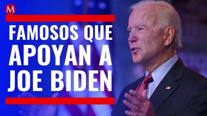 Скачать видео: Estos famosos apoyan al demócrata Joe Biden en las elecciones presidenciales de EU