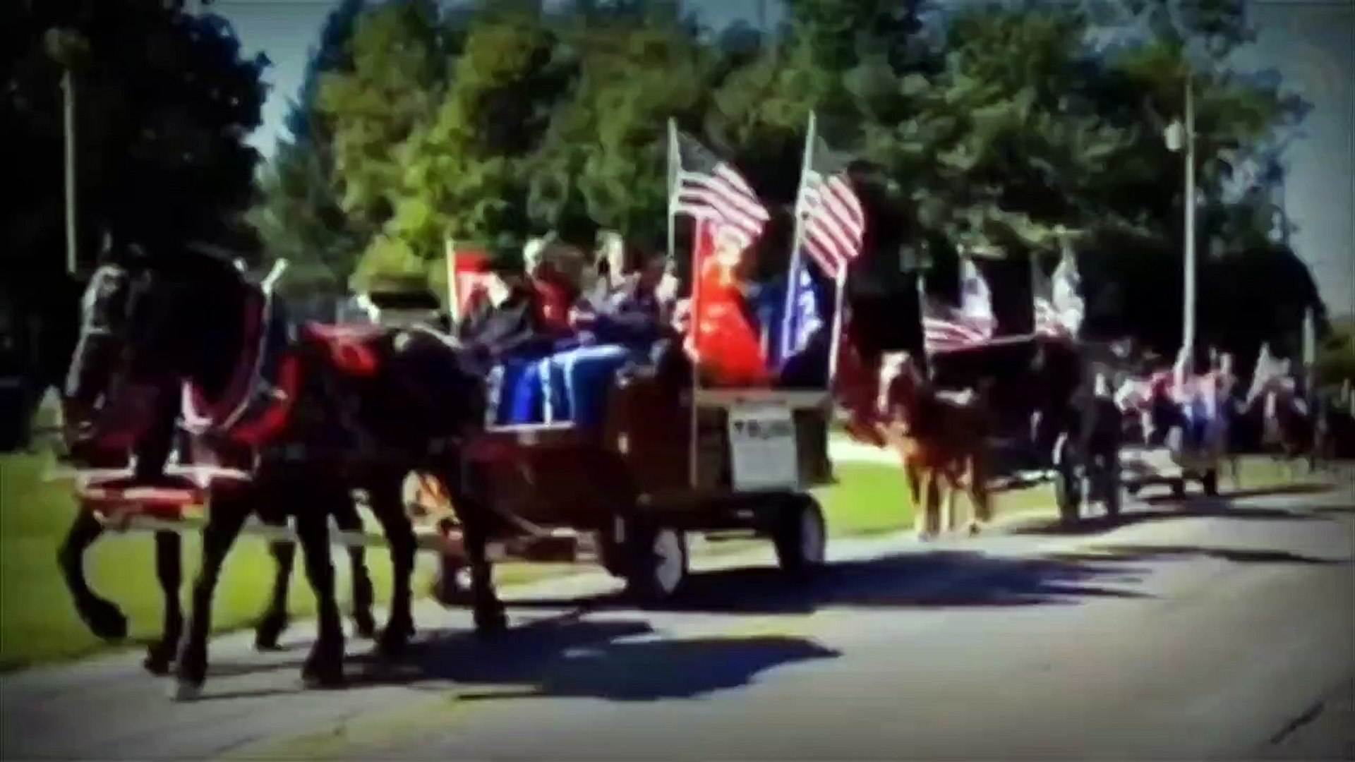 ⁣Amish trump train video - Amish for trump caravan - the amish support trump