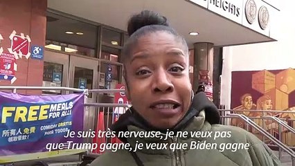 Des New-Yorkais se disent "nerveux" en attendant les résultats de l'élection