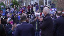 Joe Biden slams TRUMP at Election Day 2020 canvass kickoff in Philadelphia, Pennsylvania