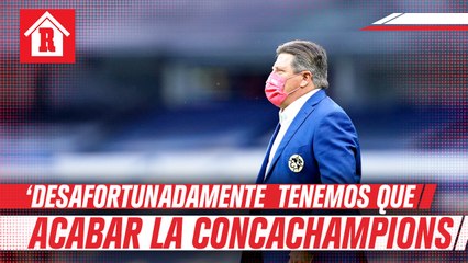 Piojo Herrera: 'Desafortunadamente tenemos que acabar la Concachampions'