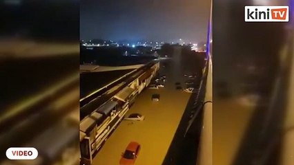 Banjir kilat melanda Seremban dan Rantau, seorang dilaporkan hilang