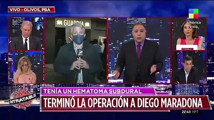 La operación de Maradona fue exitosa
