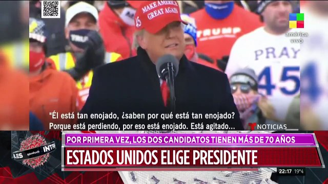 Trump y Biden se disputan la presidencia de Estados Unidos