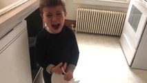 Kid Sobs Uncontrollably When Mom Pranks Him By Telling Him She Ate His Halloween Candy