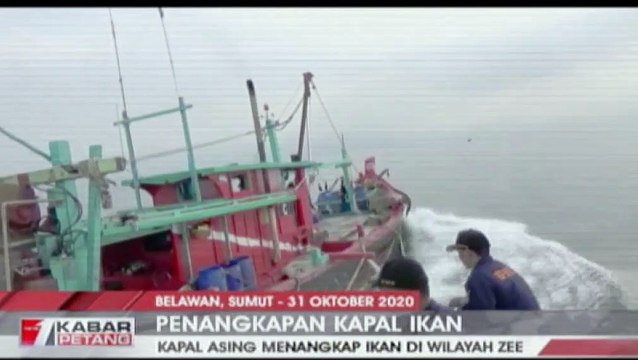 Tangkap Ikan Secara Ilegal, Kapal Bendera Malaysia Ditangkap