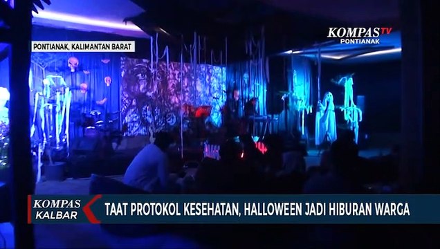 Diadakan di Tengah Pandemi, Pesta Halloween di Pontianak Terapkan Protokol Kesehatan