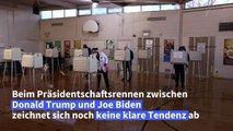 Noch keine klare Tendenz bei Präsidentschaftsrennen zwischen Trump und Biden