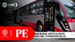 ATU presentó nuevos buses articulados que operarán en la ruta del Corredor Rojo | Primera Edición