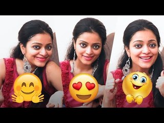Janani Iyer's Cute Expressions of Famous Emoji