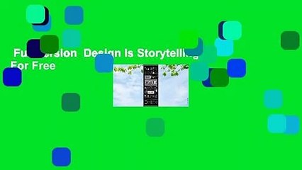 Full version  Design Is Storytelling  For Free