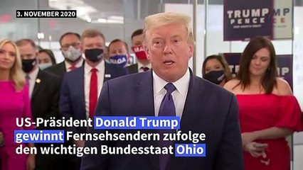 US-Sender: Trump gewinnt wichtigen Swing State Ohio