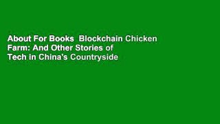 About For Books  Blockchain Chicken Farm: And Other Stories of Tech in China's Countryside Complete