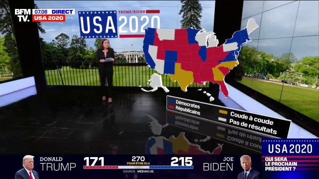 Présidentielle américaine: Donald Trump remporte l'Ohio et la Floride, Joe Biden remporte le Minnesota