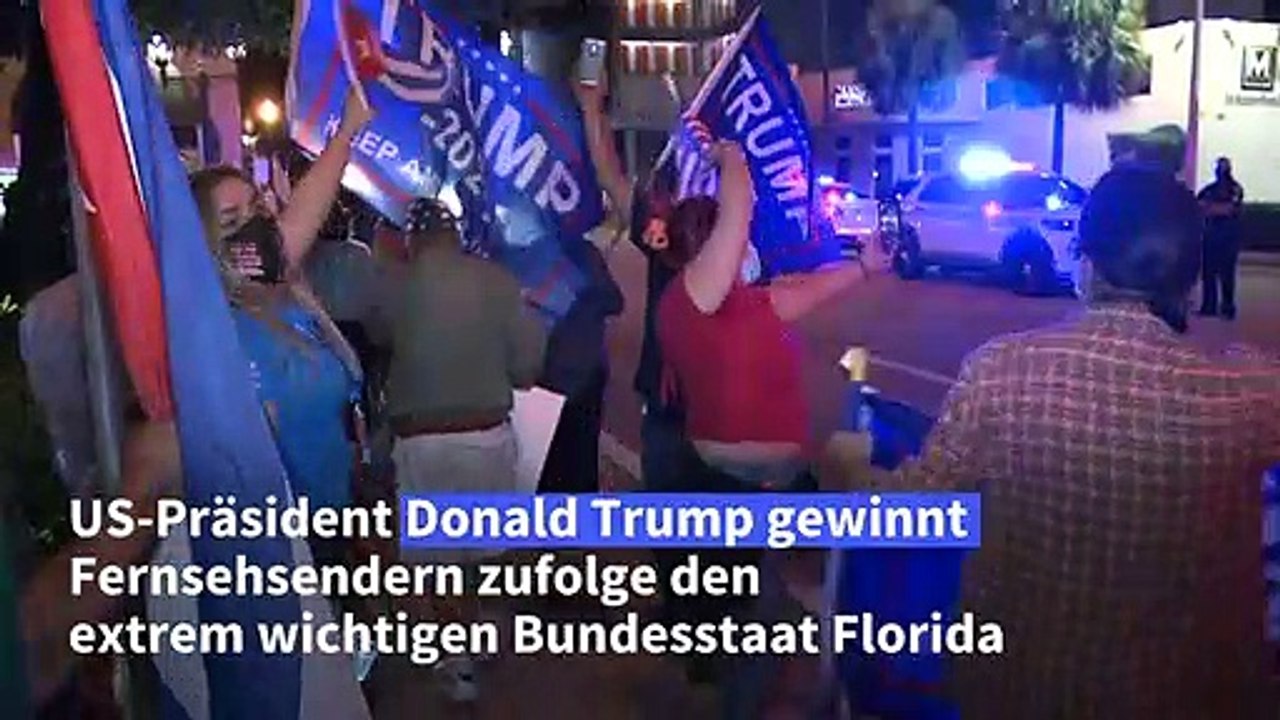 Trump gewinnt bei Wahl extrem wichtigen Bundesstaat Florida
