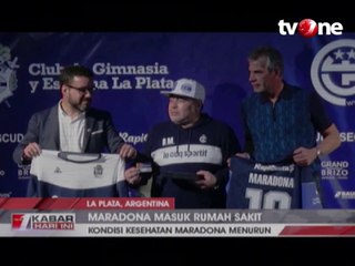 Kondisi Kesehatan Menurun, Maradona Dilarikan ke Rumah Sakit