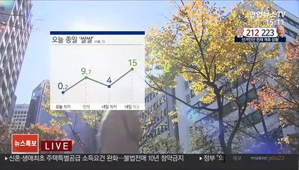 Télécharger la video: [날씨] 내일 낮부터 추위 풀려…모레 중부·제주 '비'