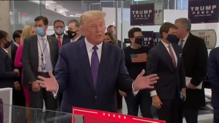 Télécharger la video: Donald Trump cierra en Virginia su campaña y sigue los resultados desde la Casa Blanca